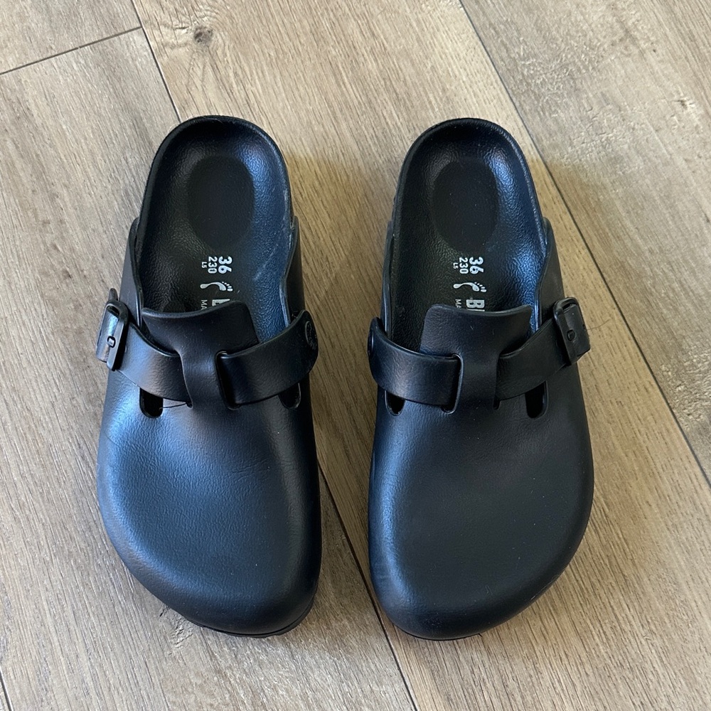 Birkenstock Black Clogs